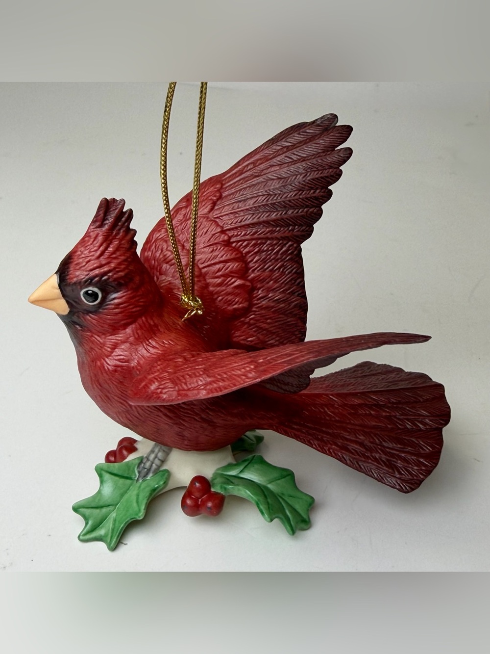 Lenox Winter Greetings Cardinal Figurine Christmas Tree Ornament in Box
